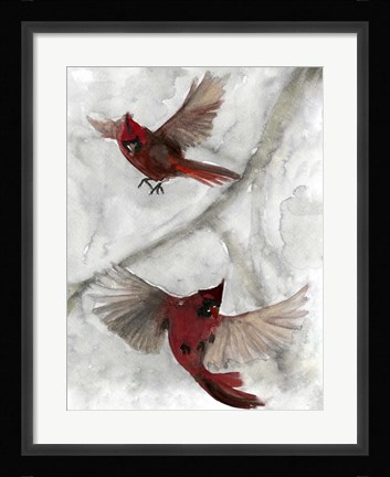 Framed Cardinals I Print