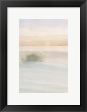 Framed Island Calm II Print