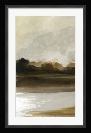 Framed Transitioning Landscape I Print