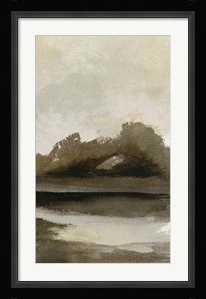 Framed Transitioning Landscape II Print