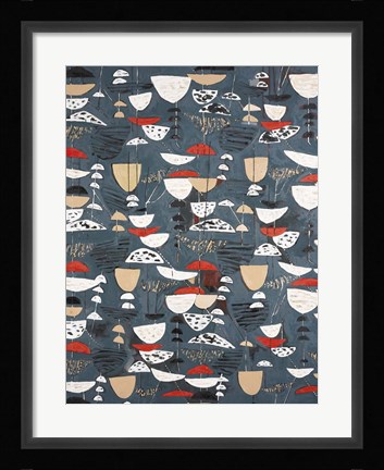 Framed Slate Arrangement III Print