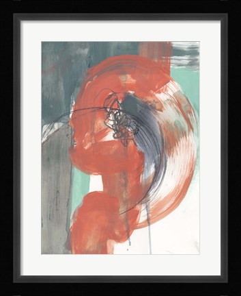 Framed Juxtaposed Coral II Print