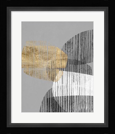 Framed Adjacent Shapes I Print