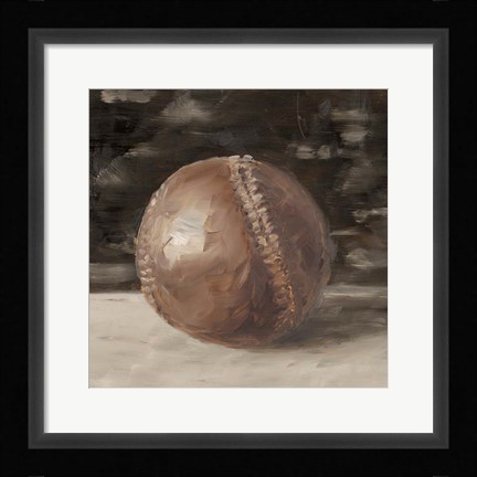Framed Vintage Leather I Print