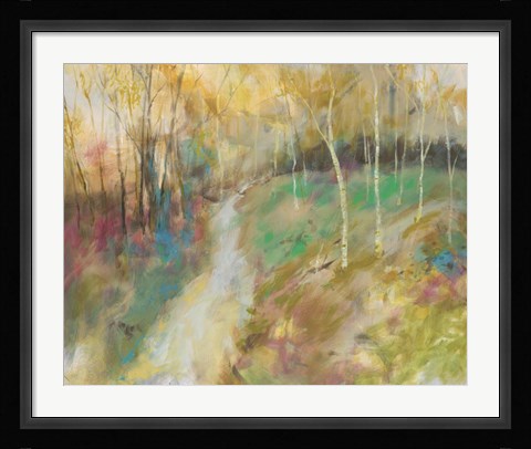 Framed Wooded Pathway I Print