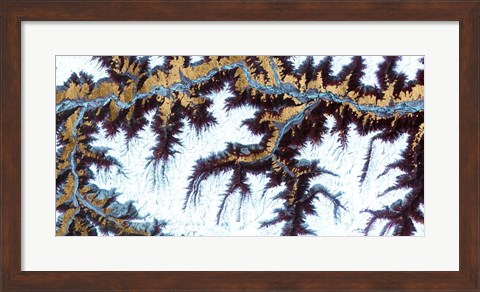Framed Himalayas II Print