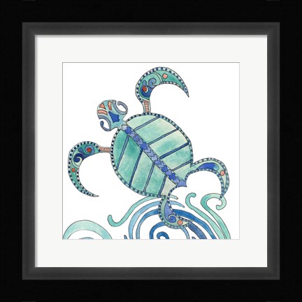 Framed Undersea Luau III Print