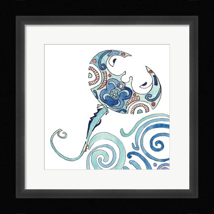 Framed Undersea Luau IV Print