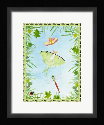 Framed Bug Collector I Print