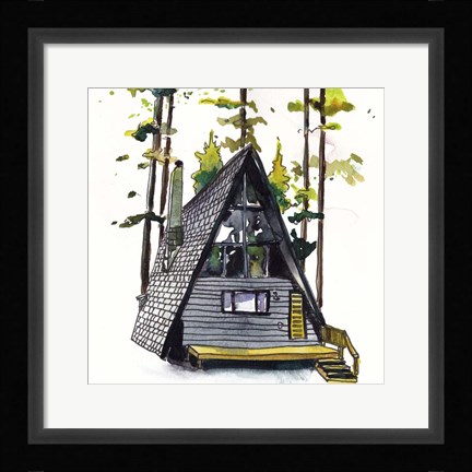 Framed Rad Cabin II Print