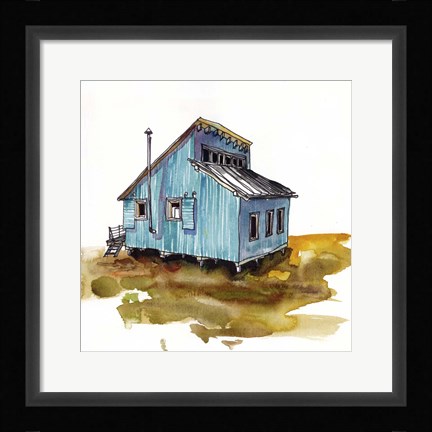 Framed Rad Cabin VI Print