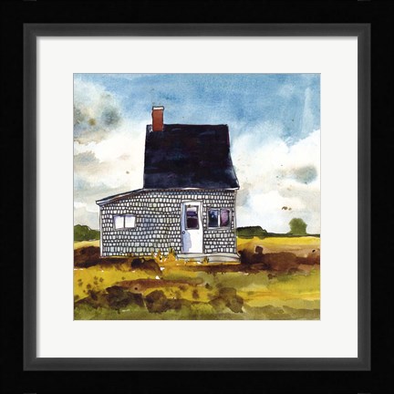 Framed Cabin Scape II Print