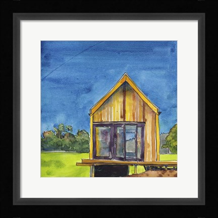 Framed Cabin Scape VI Print
