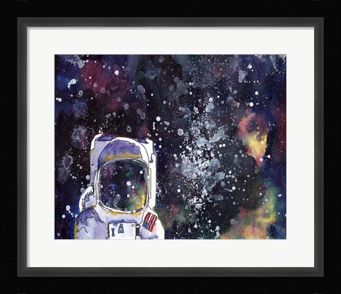 Framed Night Sky I Print