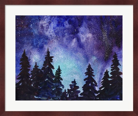 Framed Night Sky III Print