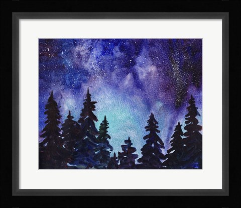 Framed Night Sky III Print