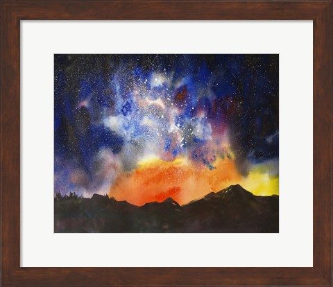 Framed Night Sky VI Print