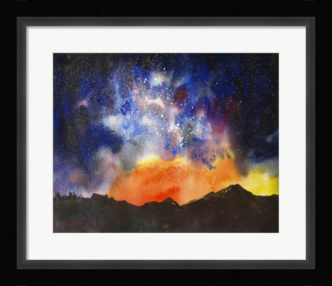 Framed Night Sky VI Print