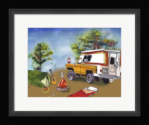 Framed Camp Out I Print