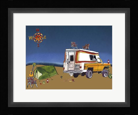 Framed Camp Out II Print
