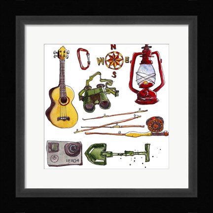 Framed Camp Out III Print