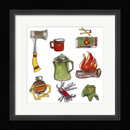 Framed Camp Out IV Print