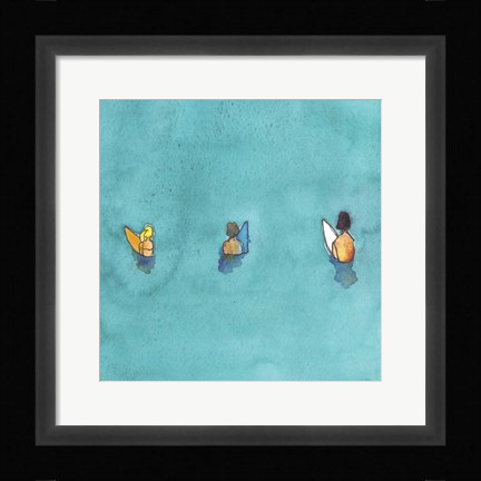 Framed Beach Vibes I Print