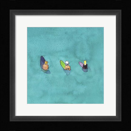 Framed Beach Vibes II Print