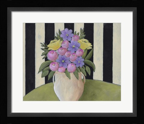 Framed Subtle Bouquet I Print