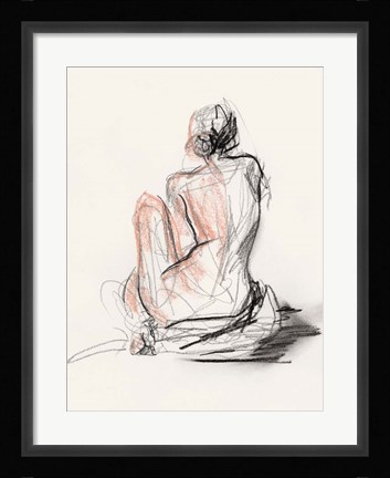 Framed Figure Gesture II Print
