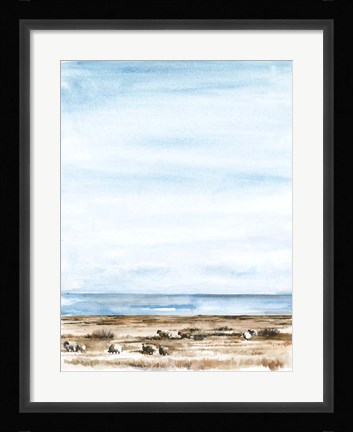 Framed Scottish Ewes II Print
