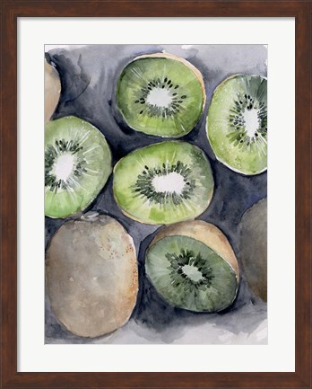 Framed Fruit Slices IV Print