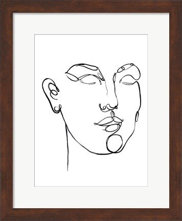 Framed Linear Thoughts II Print
