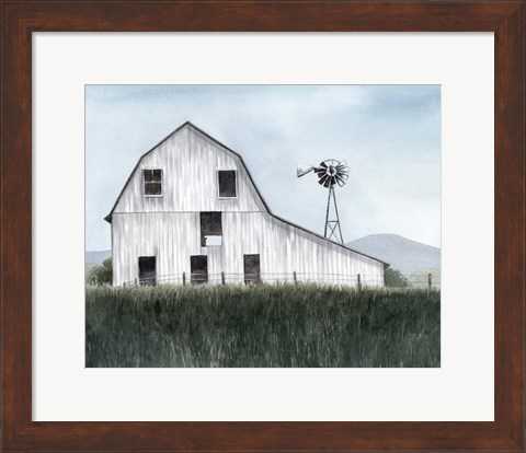 Framed Bygone Barn I Print