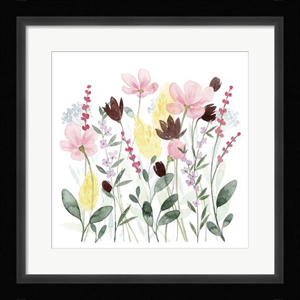 Framed May Posy II Print