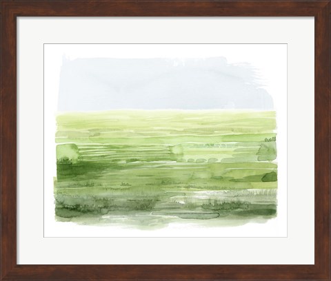 Framed Emerald Moors I Print