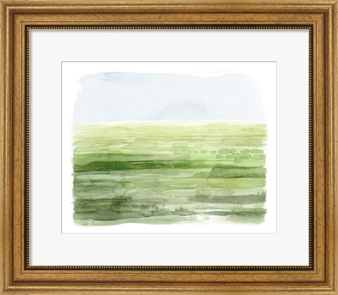 Framed Emerald Moors II Print