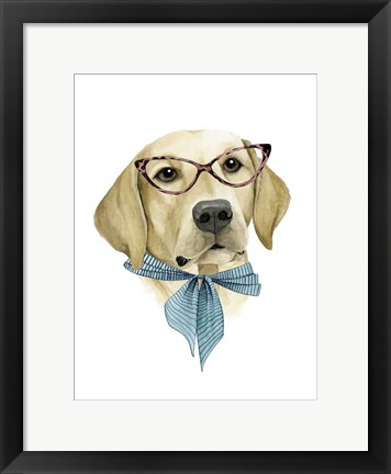 Framed Vogue Dog IV Print