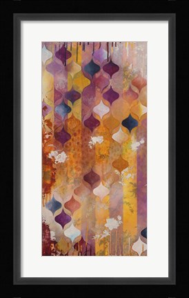 Framed Warm Ambition I Print