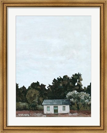 Framed Forest Cottage II Print
