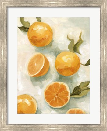Framed Fresh Citrus V Print