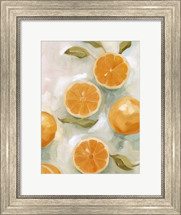 Framed Fresh Citrus VI Print