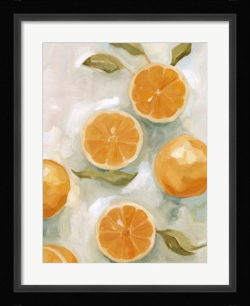 Framed Fresh Citrus VI Print