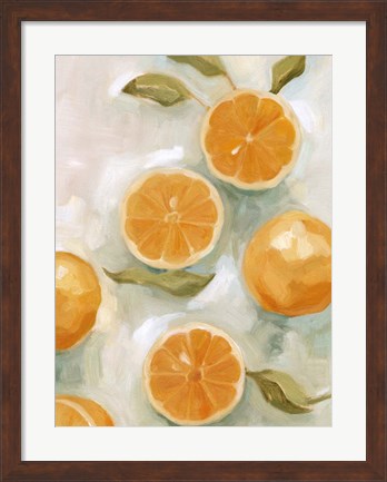 Framed Fresh Citrus VI Print