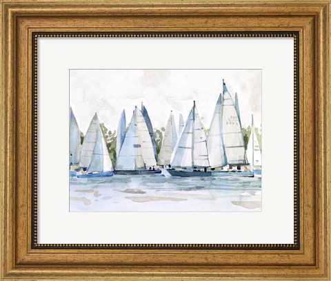 Framed Pastel Marina II Print