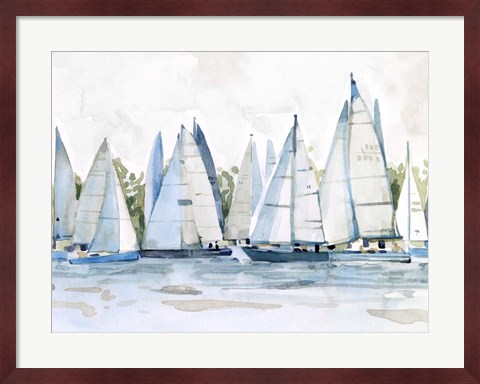 Framed Pastel Marina II Print
