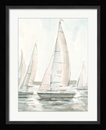 Framed Soft Sail I Print
