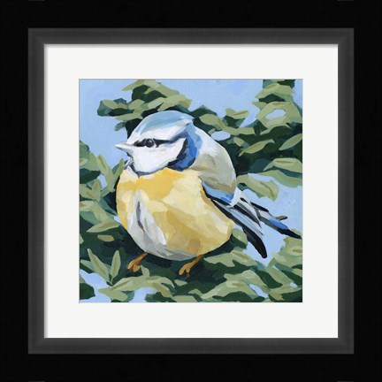 Framed Painterly Bird II Print