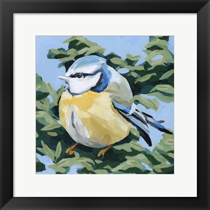 Framed Painterly Bird II Print