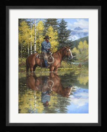 Framed Good Place to Stop and Reflect Print